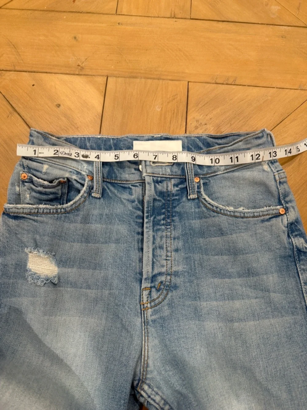 MOTHER The Tomcat The Confession Distressed Skinny Jeans Size 24 - Picture 10 of 11